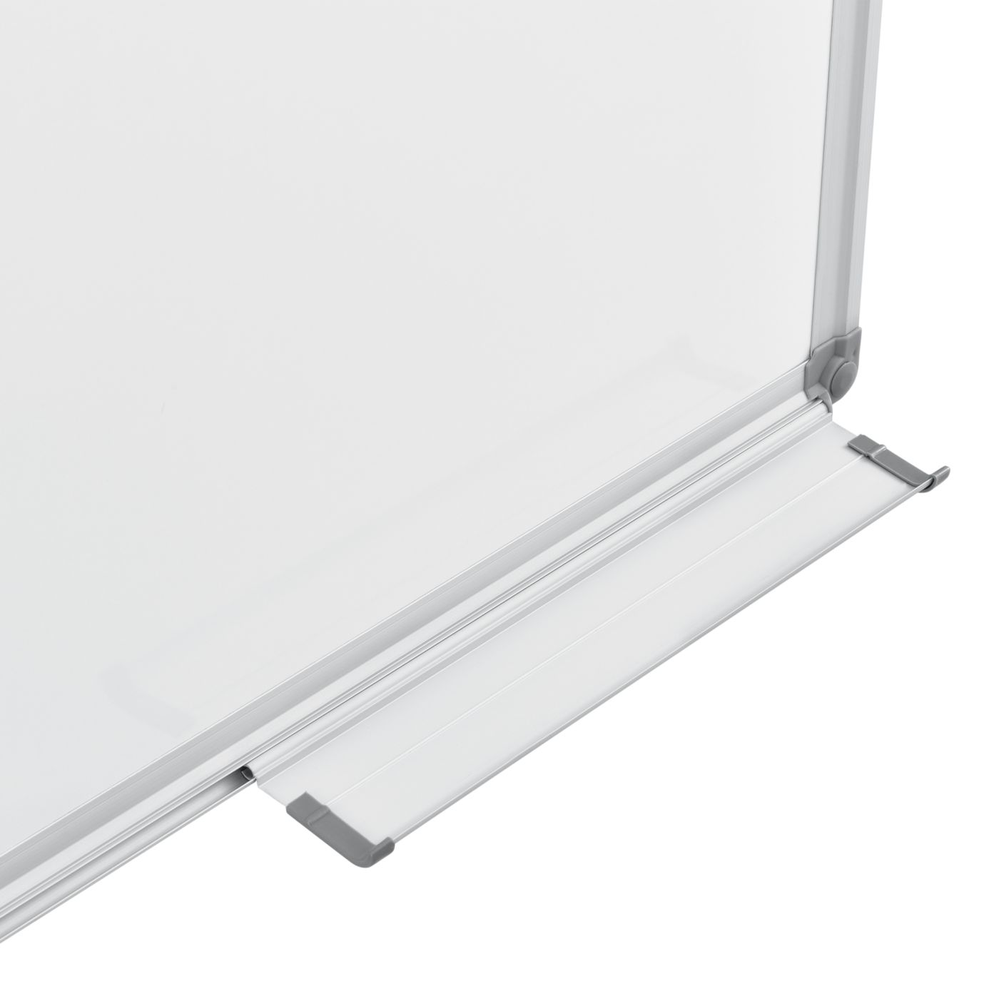VIZ-PRO Tableau blanc magnétique effaçable à sec, avec cadre en aluminium  et porte-marqueur, 100 x 80 cm : : Fournitures de bureau