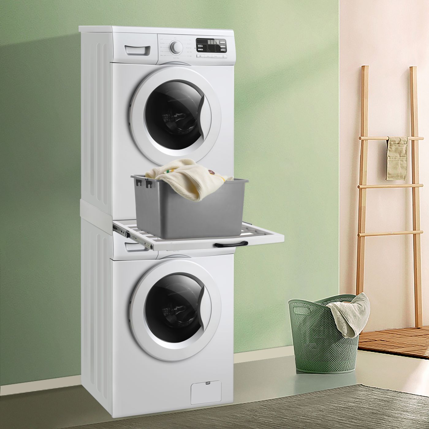 Kit de superposition pour machine à laver et sèche-linge Kit de  superposition sèche-linge et lave-linge