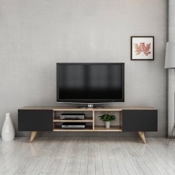 Meuble TV Assens à 2 portes 40 x 160 x 31 cm [en.casa]