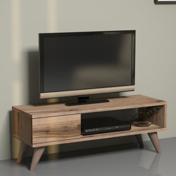 Meuble TV Aarup avec tiroir 33 x 90 x 30 cm [en.casa]