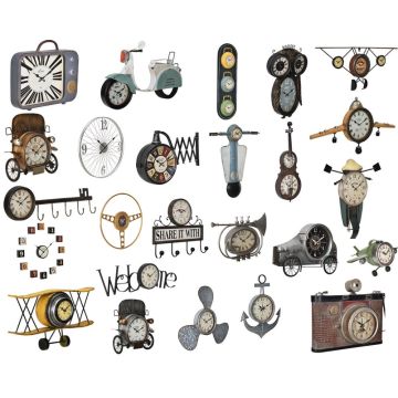 [en.casa] Horloge mural / horloge décorative