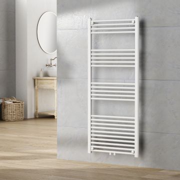 Radiateur sèche-serviettes Voss acier 140 x 60 cm blanc [neu.haus]