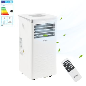 Climatiseur Portable pour 12-40 m² Télécommande 2600 W Blanc [in.tec]