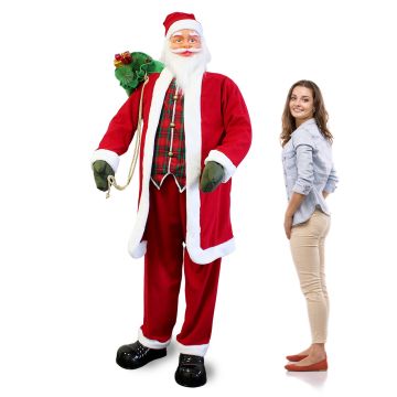 Père Noël géant musical 200cm [lux.pro] 