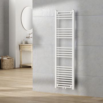 Radiateur sèche-serviettes Voss acier 140 x 40 cm blanc [neu.haus]