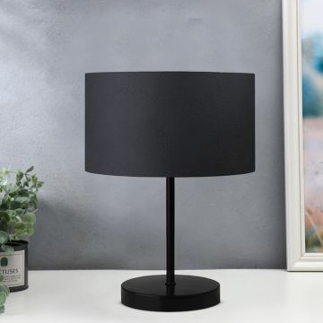 Lampe de bureau Margate E27 hauteur 35 cm noir / anthracite [lux.pro]