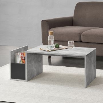 Table Basse pour Salon Bollnäs 90 x 45 x 35 cm [en.casa]