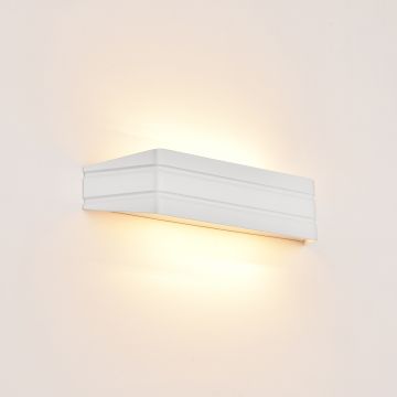 [lux.pro] Lampe murale - design - G9 - 35 x 8 x 8 cm - blanc