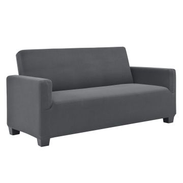 Housse protectrice pour meubles intérieurs élastique 120-190 cm gris foncé [neu.haus]
